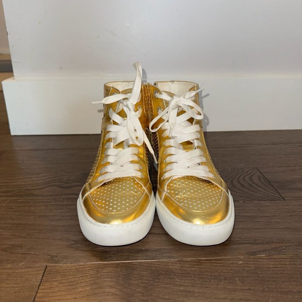 Zadig&Voltaire - High Flash Vintage Metal Sneakers - Picture 5 of 8